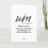 Patriottic Army Troop Support Card voor zoon Bedankkaart (Achterkant)