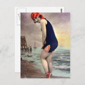 Patriottic Beachkleding Briefkaart (Voorkant / Achterkant)