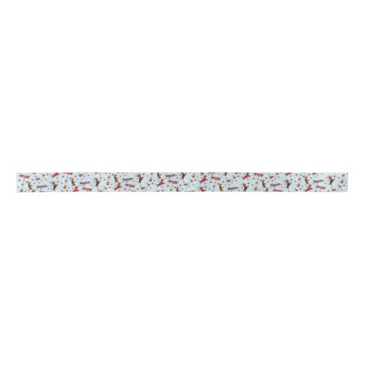 Patriottic Beagle Dog Patroon Lint (Voorkant)
