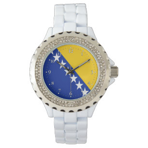 Patriottic Bosnië Herzegovina Flag Watch Horloge