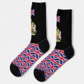 Patriottic British Socks, Union Jack Flag, Verenig Sokken (Links)