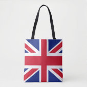 Patriottic British Union Jack Flag Draagtas (Voorkant)