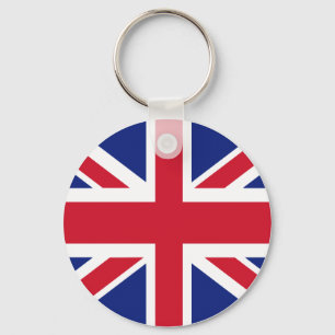 Patriottic British Union Jack Flag Sleutelhanger