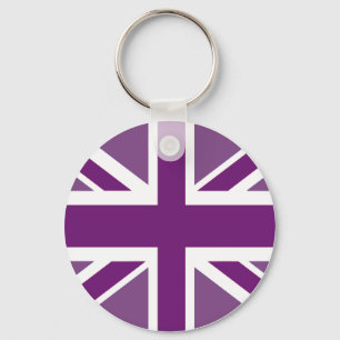 Patriottic British Union Jack Flag Sleutelhanger