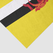 Patriottic Brunei Flag Tissue Paper Tissuepapier (Detail)