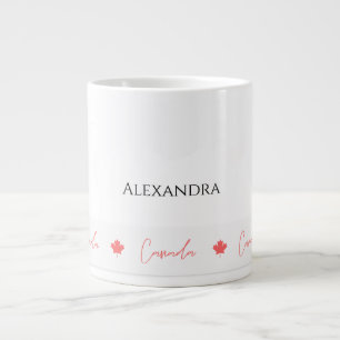 Patriottic Canada Day Celebration Souvenir Extra Grote Beker