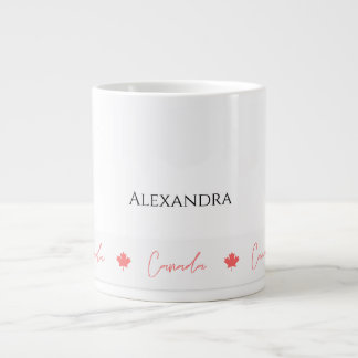 Patriottic Canada Day Celebration Souvenir Extra Grote Beker