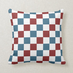 Patriottic Checker Pattern Kussen