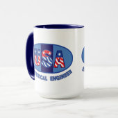 Patriottic Electrical Engineer Mok (Voorkant links)