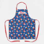 Patriottic Elmo Pattern Schort (Voorkant)