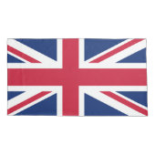 Patriottic English Flag Union Jack British Kussensloop (Achterkant-Links)