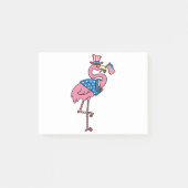 Patriottic Flamingo Post-it® Notes (Voorkant)