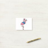 Patriottic Flamingo Post-it® Notes (Op bureau)