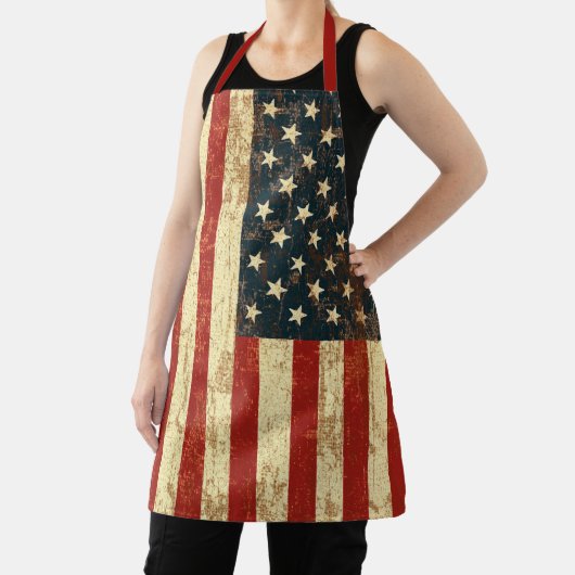 Patriottic Grungy American USA Flag Schort (Insitu)