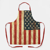 Patriottic Grungy American USA Flag Schort (Voorkant)