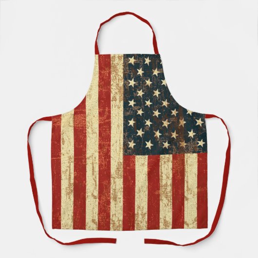 Patriottic Grungy American USA Flag Schort (Voorkant)