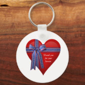 Patriottic Heart-afbeelding Sleutelhanger (Voorkant)