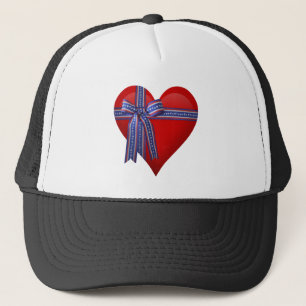 Patriottic Heart-afbeelding Trucker Pet
