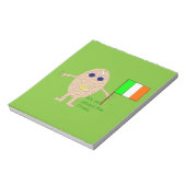 Patriottic Irish Egg Notepad Notitieblok (Gedraaid)