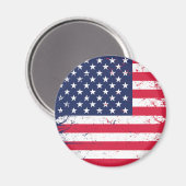 Patriottic Juli 4th Magnet Magneet (Voorkant / Achterkant)
