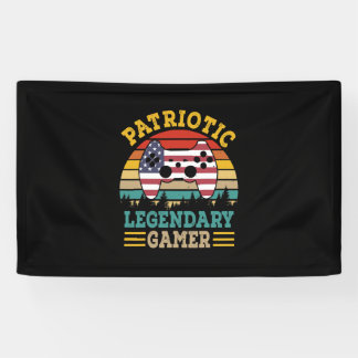 Patriottic Legendary Gamer American Independence Spandoek