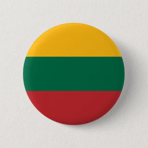 Patriottic Litouwen Flag Ronde Button 5,7 Cm