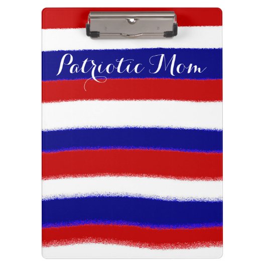 Patriottic Mam Clipboard Klembord (Voorkant)