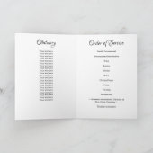 Patriottic Memorial Veteran Funeral Order Service  Programma (Binnen)