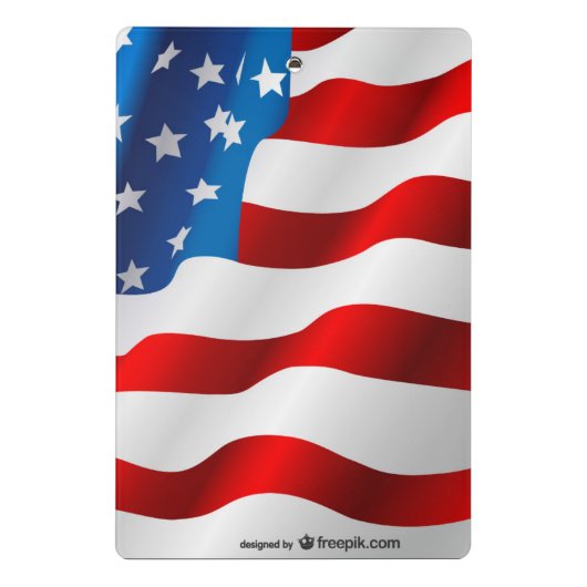 Patriottic Mini Clipboard Mini Klembord (Achterkant)