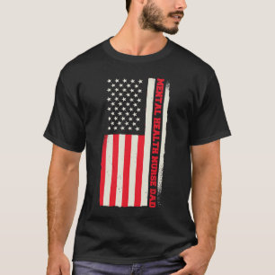 Patriottic Nursing Hospital Doctor Mental Health N T-shirt