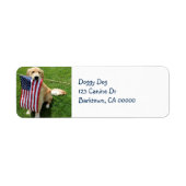 Patriottic Return Address Label (Voorkant)