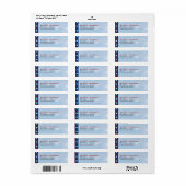 Patriottic Return Address Label (Full Sheet)
