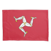 Patriottic Single Pillowcase Isle of Man flag, VK Kussensloop (Voorkant)
