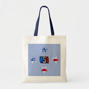 Patriottic Stars Bag Tote Bag