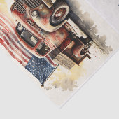 Patriottic Truck Tissuepapier (Detail)