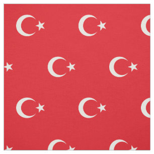 Patriottic Turkey Flag Stof