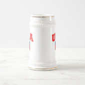 Patriottic U.S.A American Flag Shield Bierpul (Center)