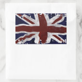 Patriottic Union Jack, VK-vlag Rechthoekige Sticker (Tas)
