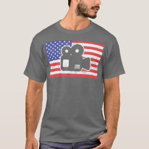 Patriottic USA - Film Director Screenwriter T-shirt
