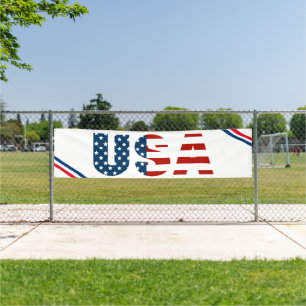 Patriottic USA Outdoor Banner