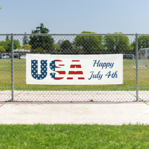 Patriottic USA Outdoor Banner
