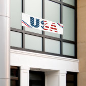 Patriottic USA Outdoor Banner (Buitenkant Gebouw)