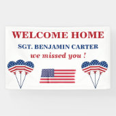 Patriottic Welcome Home Leger Marine Spandoek