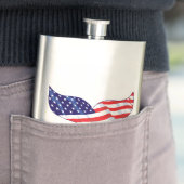 Patriottic Whale Tail Heupfles (Voorbeeld)