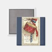  patriotticum, drums met muzieknotities magneet (Voorkant / Achterkant)