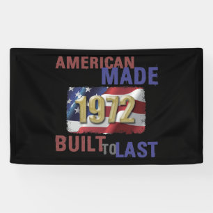 Patriottisch 1972 50e verjaardag spandoek