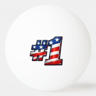 Patriottisch #1 Vlagontwerp Pingpongballen