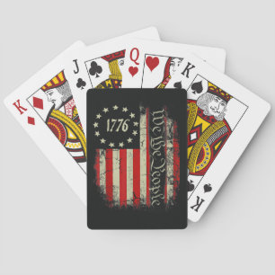 Patriottisch 4 juli Amerika Pokerkaarten