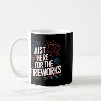 Patriottisch 4 juli, hier alleen voor het vuurwerk koffiemok