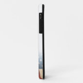 Patriottisch 4 juli vlagontwerp Case-Mate iPhone case (Achterkant/links)